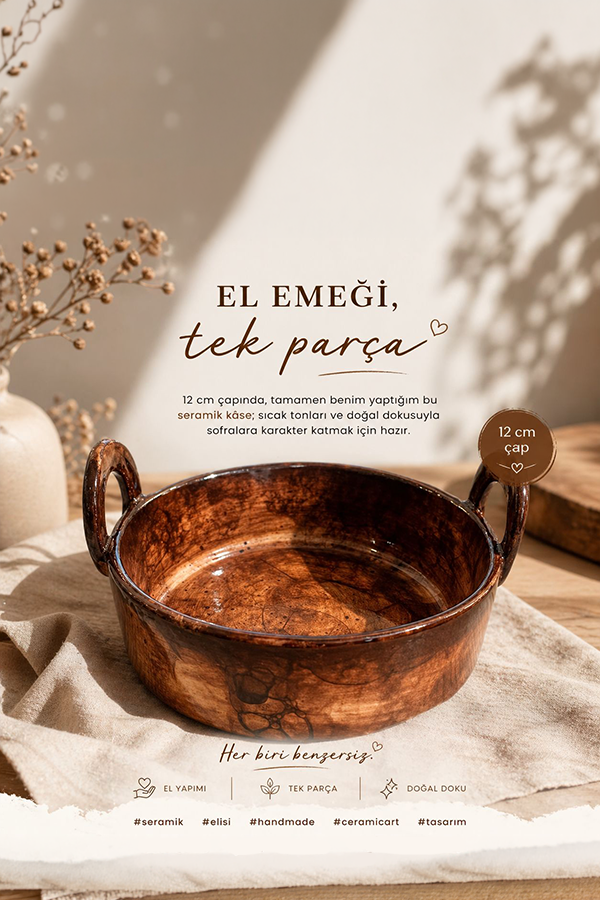 Seramik Kase (Tek Parça (Tek Parça)